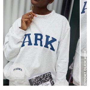PARKE Varsity Mockneck Sweatshirt S/M
